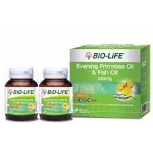BIO-LIFE EPO & FISH OIL 500MG 60'S X 2 (EXP 06/20)