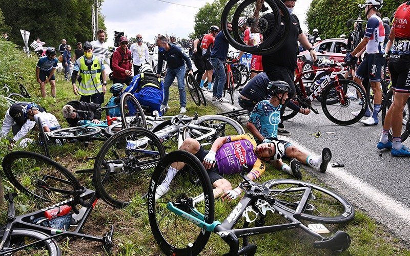 Spectator who caused massive Tour de France pile-up ...