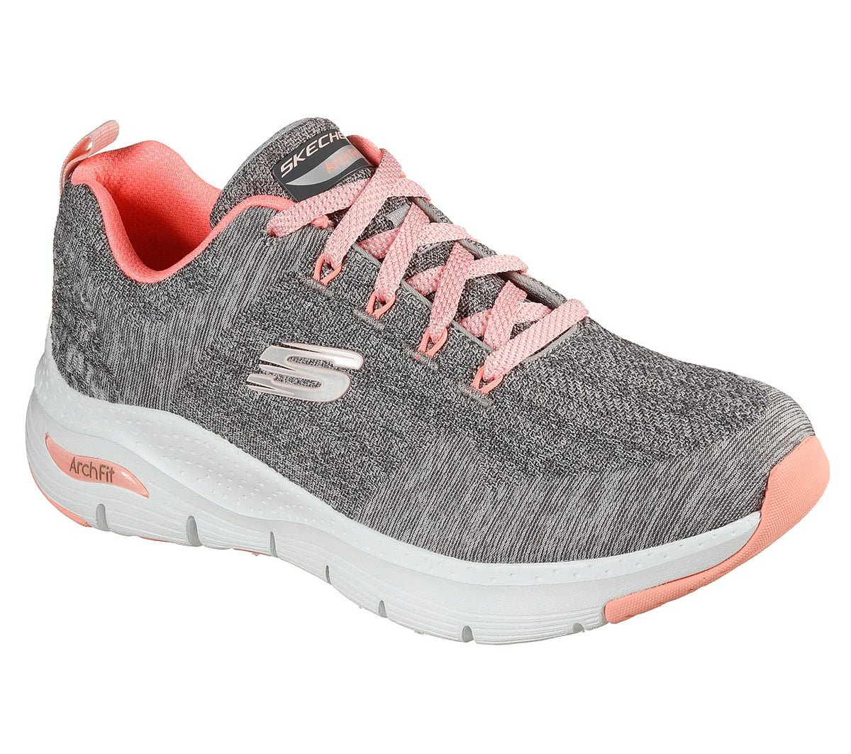 Skechers Women Arch Fit Shoes - 149414-GYPK - Warong